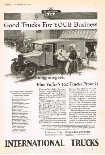 1929 ihc international truck - ihc,